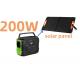 200W Portable Rechargeable Battery Camping Power Station Solar Generator S2X-173