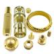 Custom Micro Turned Milled Precision Brass Copper Metal Spare Milling Turning Mechanical Part CNC Machining Services