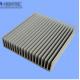 Silkscreened Aluminum Heatsink Extrusion Profiles Round / Square / Triangle