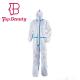 Chemical Industrial Disposable Protective Suit Disposable Microporous Film Coverall