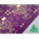 6layer Rigid Circuit Board TG150 1.62mm EING With Purple Soldermask For Industry