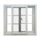 Customized PVC Double Horizontal Sliding Windows With Mosquito Screen Vinyl Sliding Windows