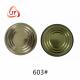Customized Round Tin Food Storage Easy Open Tinplate Can Lids for Mussel Fish Soups Meat Packaging