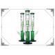 8 Tree Arms Perc Bongs 15'' Tall  Straight Tube Green Glass Smoking Water Pipes