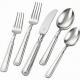 BSCI Brushed Forged Rustproof 1810 Stainless Steel Flatware