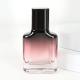 Portable 30ml Gradient Glass Fragrance Perfume Glass Bottle With Black Sprayer Black Cap