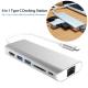 USB Type-C 3.1 Adapter 4K 7in1 PD Charge Port+4k  Adapter+3USB3.0+SD Card Reader for Samsung GalaxiMac 18
