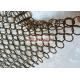 Fashion Interior Design Metal Ring Mesh Curtain By Hand Woven