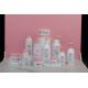 Luxury Plastic Cosmetic Bottles Jar Thick Wall Transparent Pump 250ml