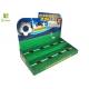 POS Green Cardboard Stair Step Displays Cup Holder World Cup Theme Style