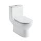 Siphon Flush 1.1 Gpf Elongated Round One Piece Toilets D707×W370×H715mm