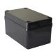 Black Color Plastic Waterproof Electrical Junction Box / Electrical Connection Box