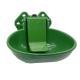 Green Powder Coated Cast Iron Drinking Bowl, 2.5L, Cast Iron Tongue With Brass Valve