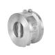 Normal Temperature Function Stainless Steel 304 Double Disc Butterfly Type Check Valve