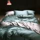 Home Bedding Set Oeko-tex Certified Lenzing Tencel Duvet Cover and Soft Silk Bedsheet