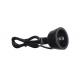 Retractable Pvc Material Ul Power Cord Length 1m Black Color With 2 Pin Plug