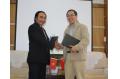 The Office of Personnel of Vinh Ph  c, Vietnam Visits Yunnan University of Finance and Economics