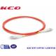 Lc Fiber Optic Patch Cord , OM1 62.5/125 Multimode Fiber Optic Patch Cables