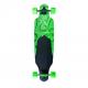 OEM Dusters California Skateboards Channel Snakeskin Neon Green Longboard Complete Skateboard - 9.375 x 38