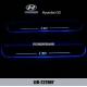 Hyundai i30 LED lights side step car door sill led light auto pedal scuff