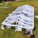 Watertight Outdoor PVC Side Wall Clear Wedding Marquee Tent Hall Aluminum Profile 200 People Capacity