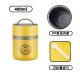 Stainless Steel Airtight SS Food Storage Containers SUS304 Yellow Duck