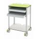 ISO9001 890mm HPL Medication Hospital Medicine Trolley Medical Trolley Cart