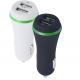 Shenzhen Universal Dual Ports Quick USB Car Charger Double USB Fast Car LED Luminous car charger