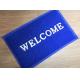 Custom welcome pvc coil mat for front door  PVC Coil Logo Door Mat