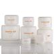 Round White Cream Packaging Jar , Body Cream 50g Cosmetic Jars