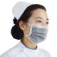 Anti Dust Hygienic Face Mask Gray Color Fiber Non Woven Fabric For Food Industrial