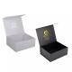 Custom Logo Black Magnetic Paper Box Folding Gift Box For Shoes Clothing