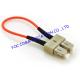 3.0mm Multimode Fiber Optic Patch Cord Loopbacks Low Insertion Loss For FTTX