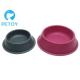 Round Custom Silicone Plastic Pet Bowls FDA Food Grade  Eco - Friendly