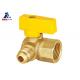 DN10 90 Degree Gas Valve ISO228 90 Degree Gas Shut Off Valve