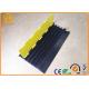 4 Channel Heavy Duty Rubber Floor Cable Cover for Events Cable Management