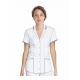 Customized Short Sleeve 42% Polyester Nurse Medical Uniform Antimicrobial Wrinkle-free