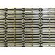 3m Length Antique Brass Architectural Stainless Steel Mesh For Wall Cladding
