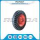 16 Inch Solid Rubber Wheels Black Tyre Color Steel Rim 150kg Loading For Tractor