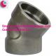Stainless steel forged elbow 3000#
