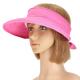 Foldable Face Neck Visor Caps For Women , Anti - UV Wide Brim Sun Protection Visor Hat