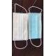 3 Ply Disposable Face Mask Blue Color Anti Bacteria