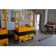 Long Using Period Mini Mobile Scissor Lift With 200Kg Loading And Yellow Color