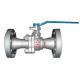 2 Piece Floating Type Ball Valve Fireproof Structure Reliable Sealing