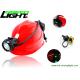 GLS12-A Semi Corded Mining Cap Lights 6.8Ah Lithium Polymer Battery 25000lux strong brightness with Aluminum Light Cup