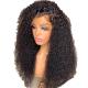 HD Swiss Lace Front Mongolian Peruvian 13x4 Afro Kinky Curly Human Hair Wig with Baby Hair