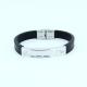 Factory Direct Stainless Steel High Quality Silicone Bracelet Bangle LBI44