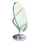 Oval Shape Mirror With The Round Shape Iron Plate Base