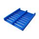 Light Perforated PP Blue Plastic Pallet 1200 X 1200 With Legs