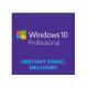 Original New 2Pc Retail Windows 10 Pro PC Product Key Online Activation